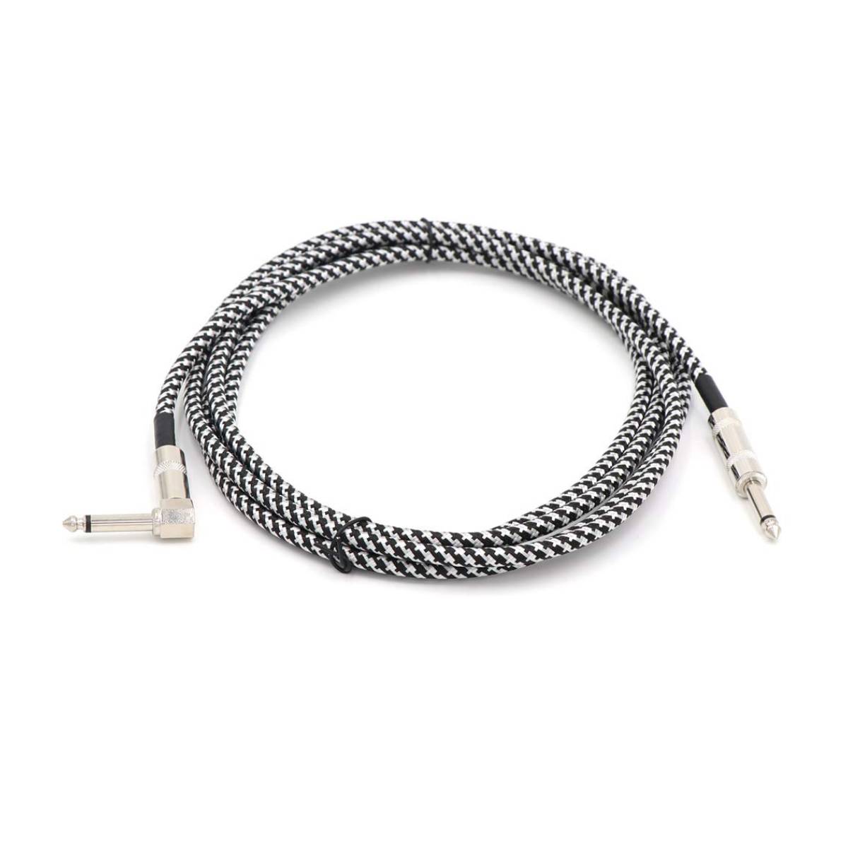 Cable plug-plug 6mts en L blanco CABLE-6B 
