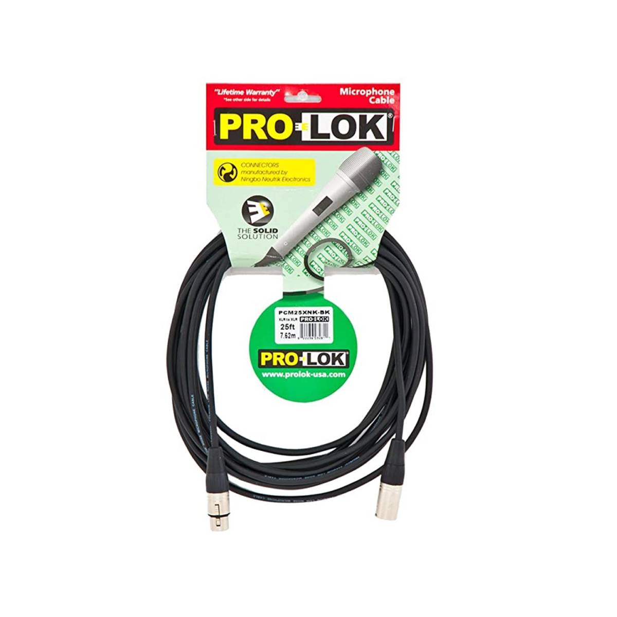 Cable Prolok XLR-XLR 7,5mts Neutrik PCM25XNK