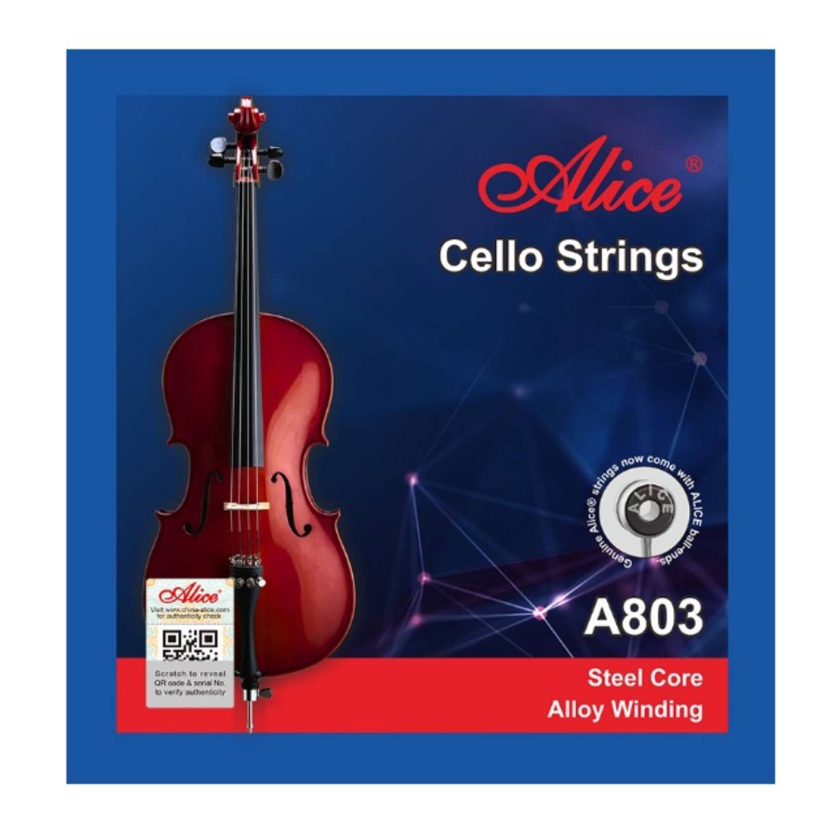 Encordado Alice Cello ALI-CELLO