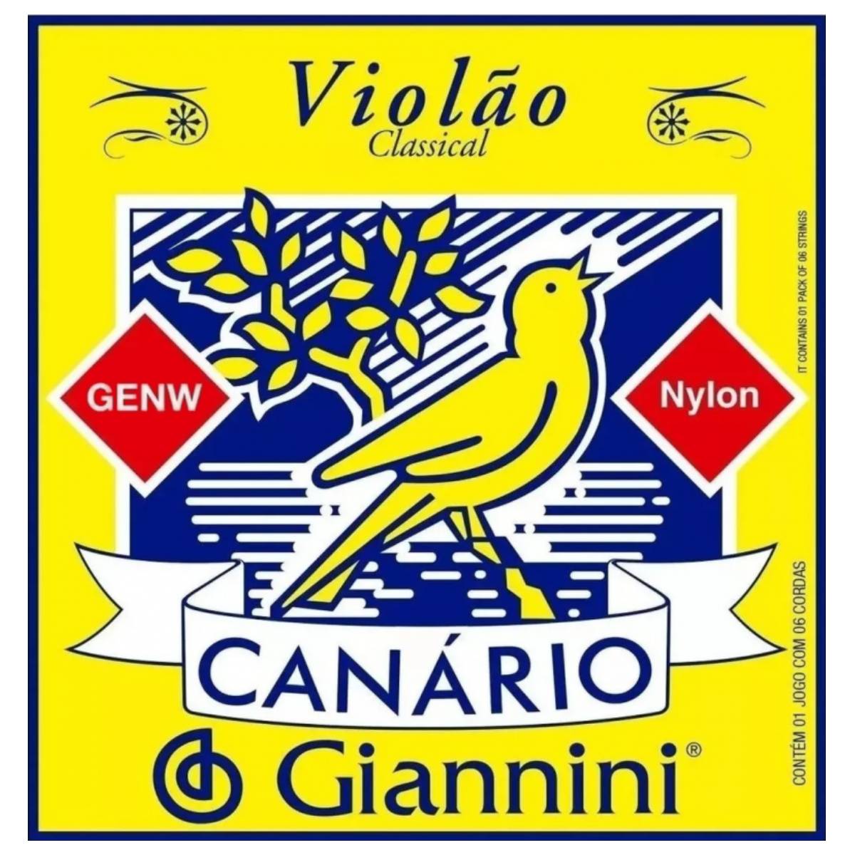 Encordado guitarra clásica Giannini Canario NW
