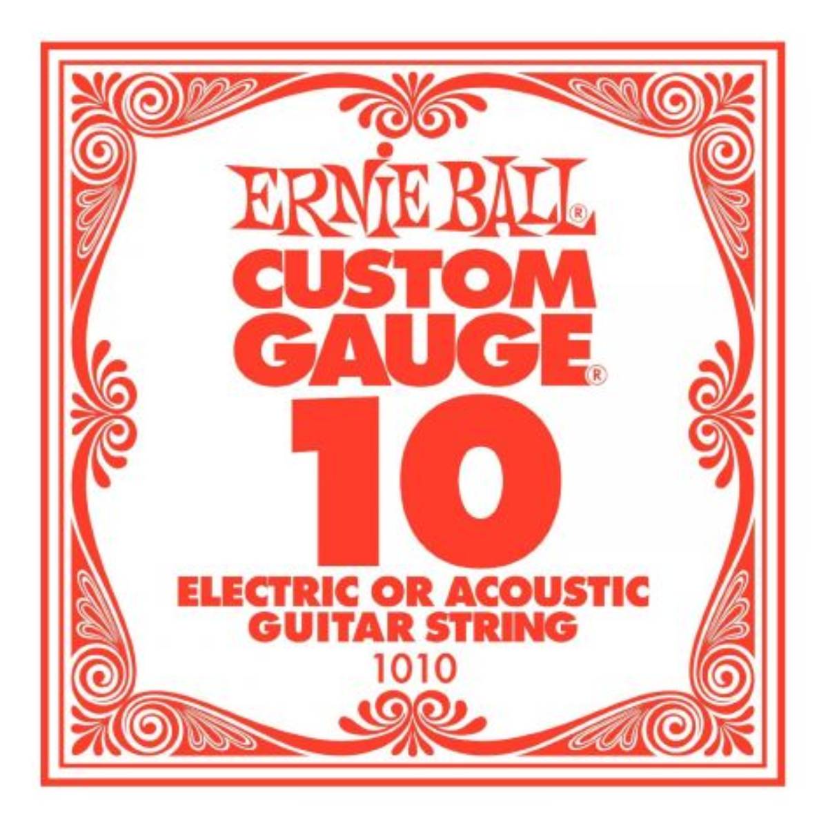 Cuerda suelta Ernie Ball 0,10 P01010