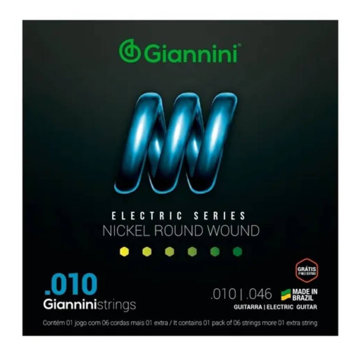Encordado guitarra eléctrica Giannini EGST10