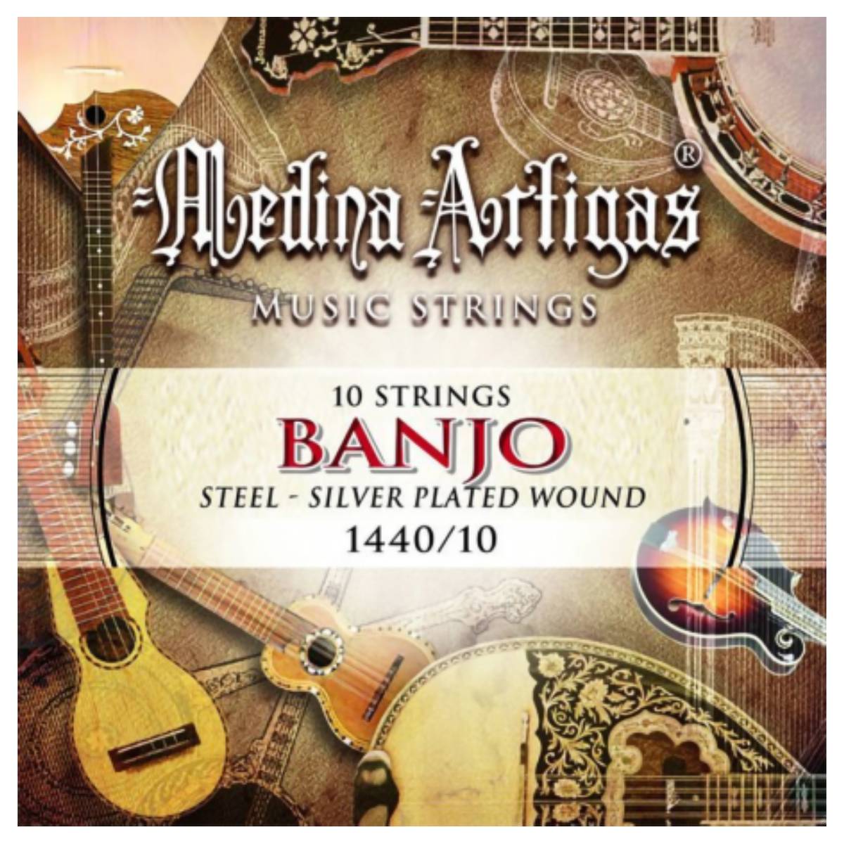 Encordado banjo 10c Medina Artigas 1440-10