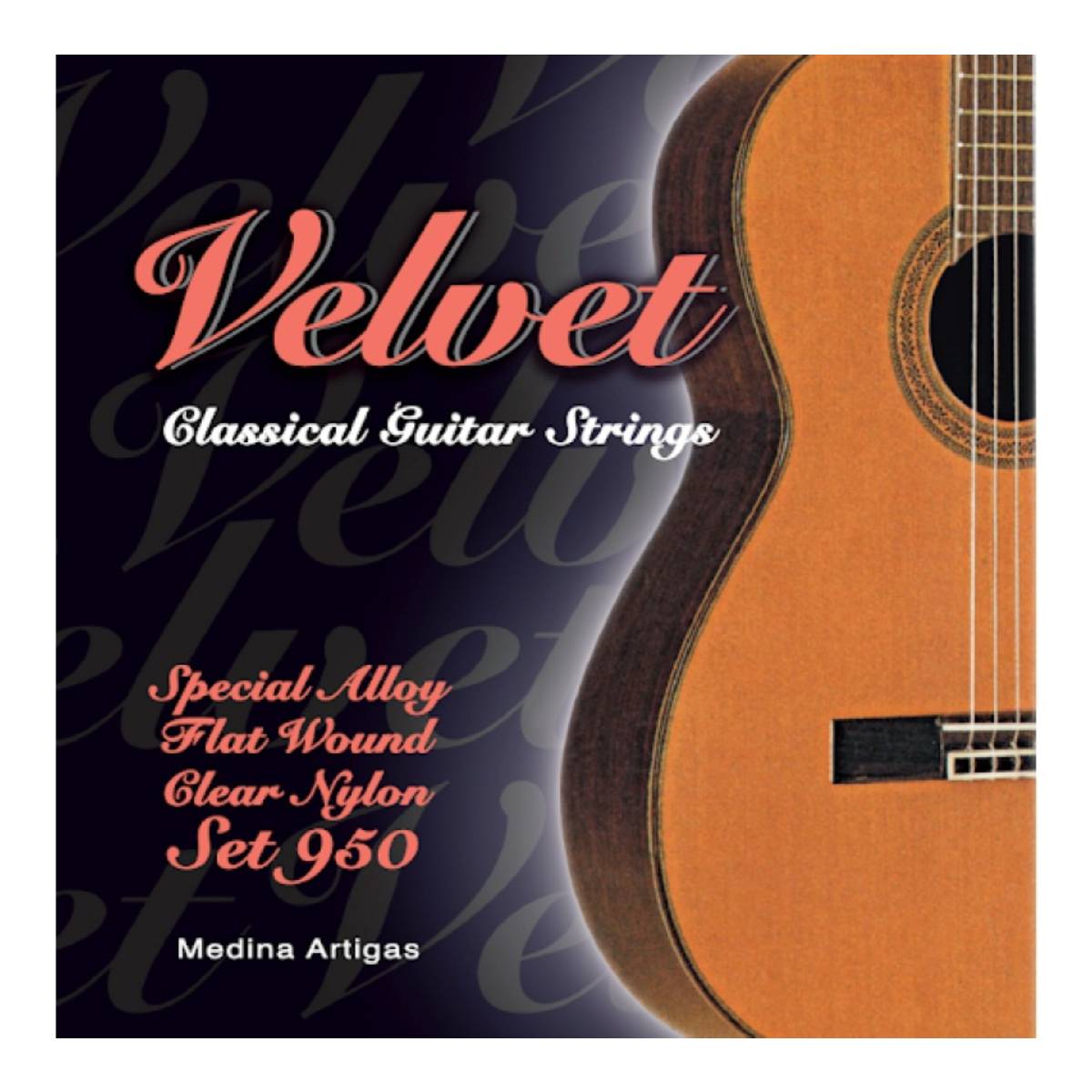 Encordado guitarra clásica Medina Artigas Velvet 950