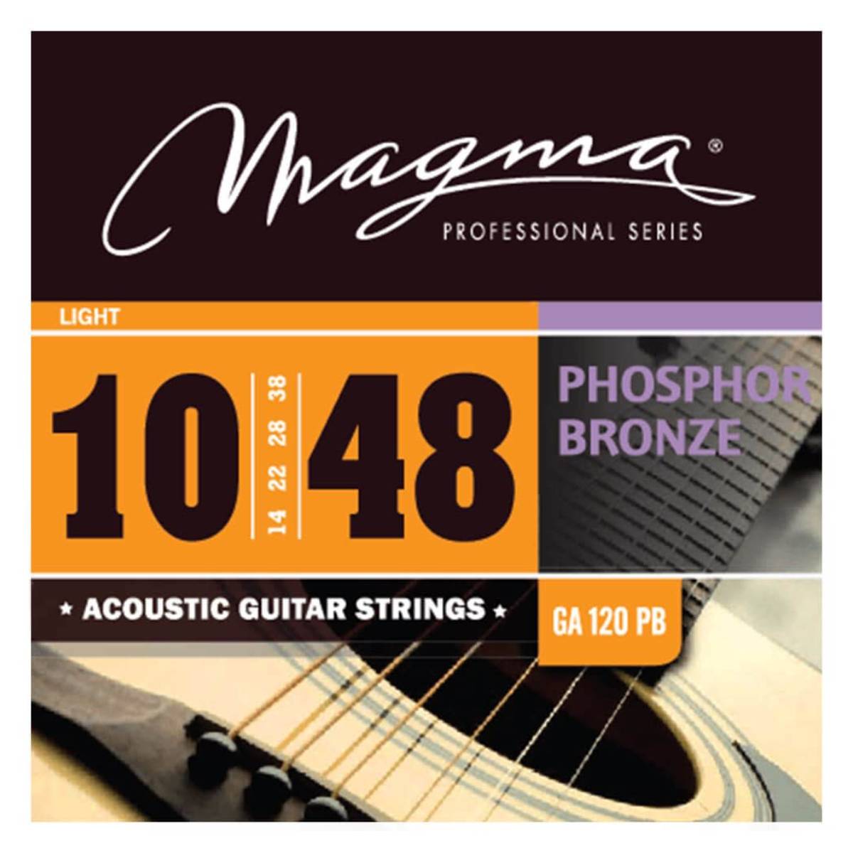 Encordado guitarra acústica Magma GA120PB