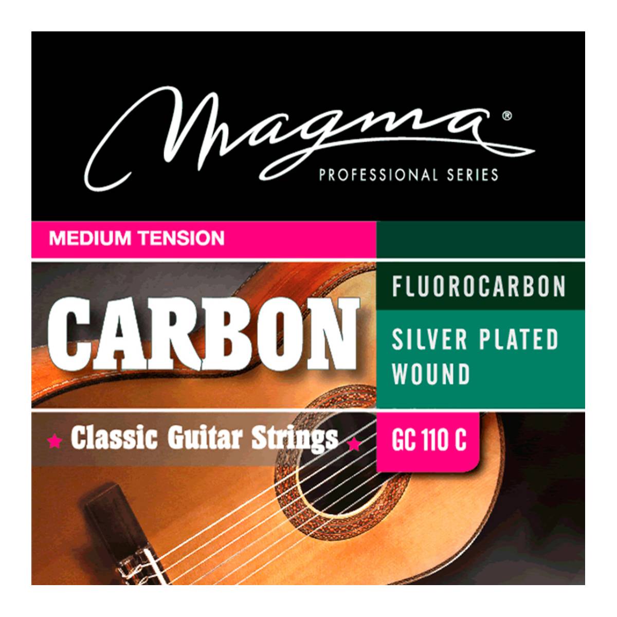 Encordado guitarra clásica carbono Magma GC110C