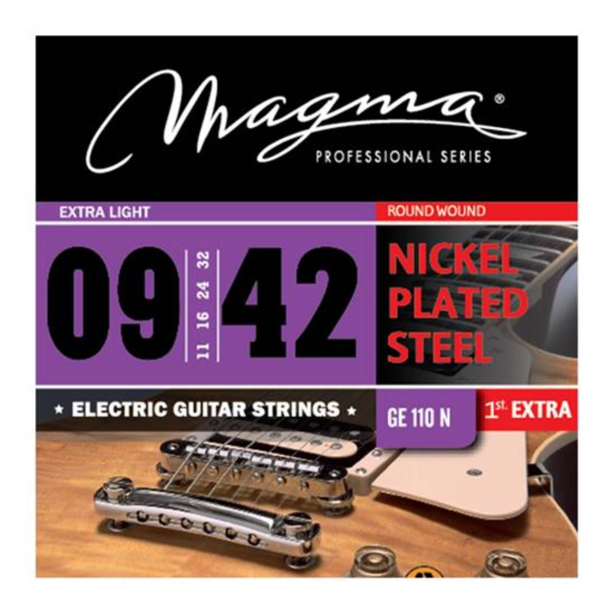 Encordado guitarra eléctrica Magma GE110N